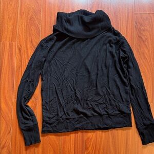 Black Lightweight Turtleneck Sweater